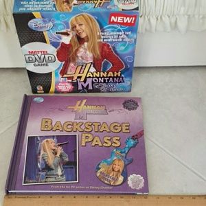 Hannah Montana hardback book and game